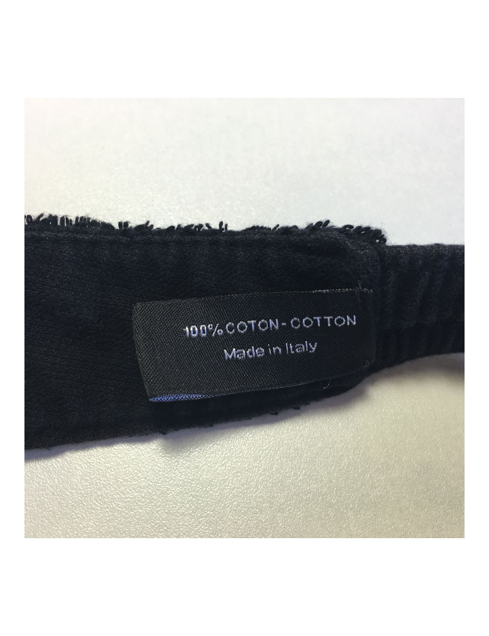 CHANEL black visor in sponge size M