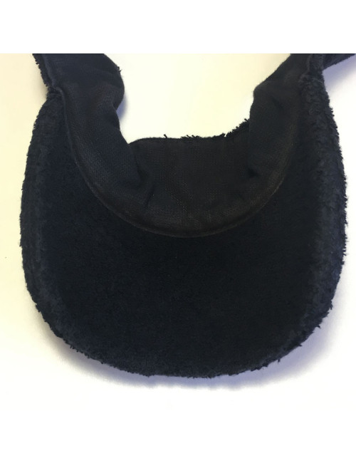 xxx Visière CHANEL noire en éponge Taille M