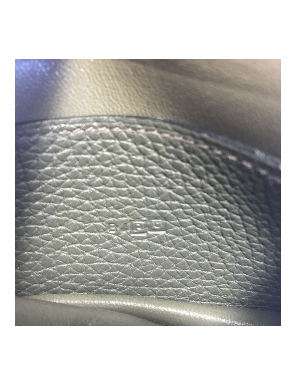 xxx Portefeuille HERMES Dogon en cuir togo kaki