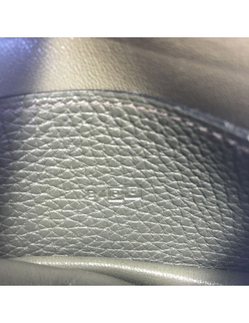 xxx Portefeuille HERMES Dogon en cuir togo kaki