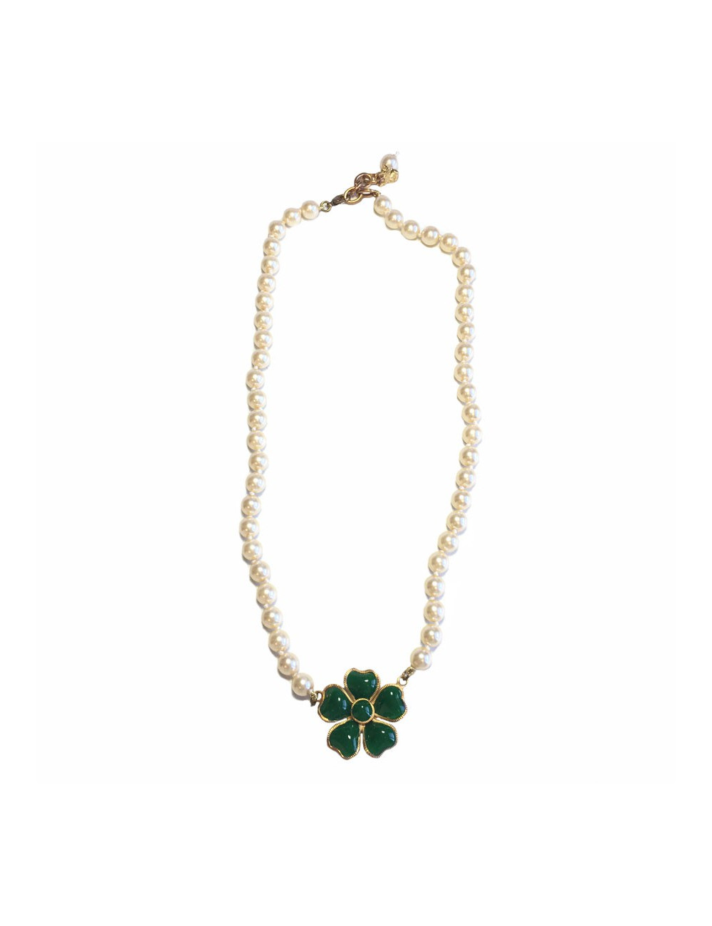 Collier perles et fleurette MARGUERITE de VALOIS