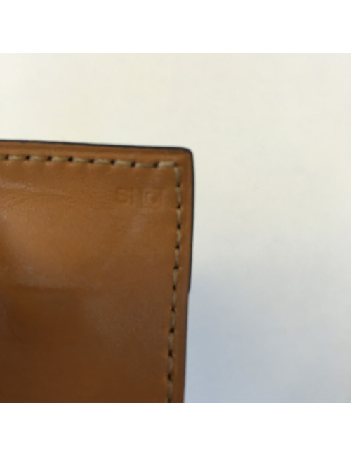 HERMES "Fido" cuff size S black box leather