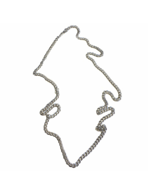 Necklace chain MARGUERITE of VALOIS in silver metal