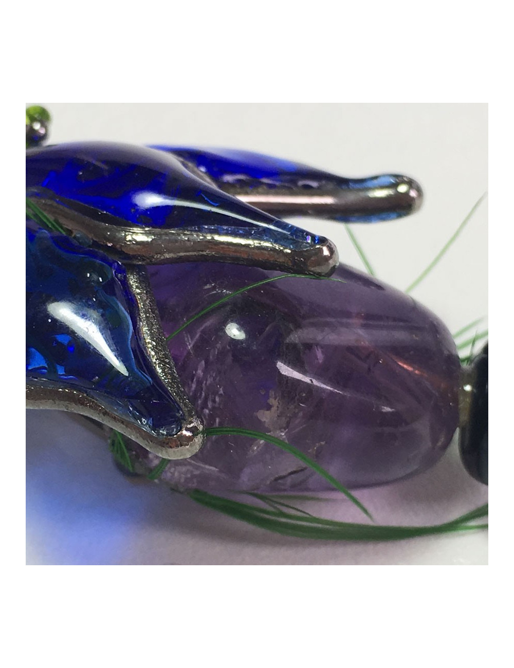 xxx Broche LOULOU de la FALAISE en pâte de verre multicolore