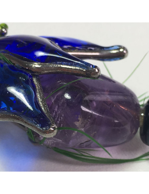 PIN LOULOU of multicolored glass cliff