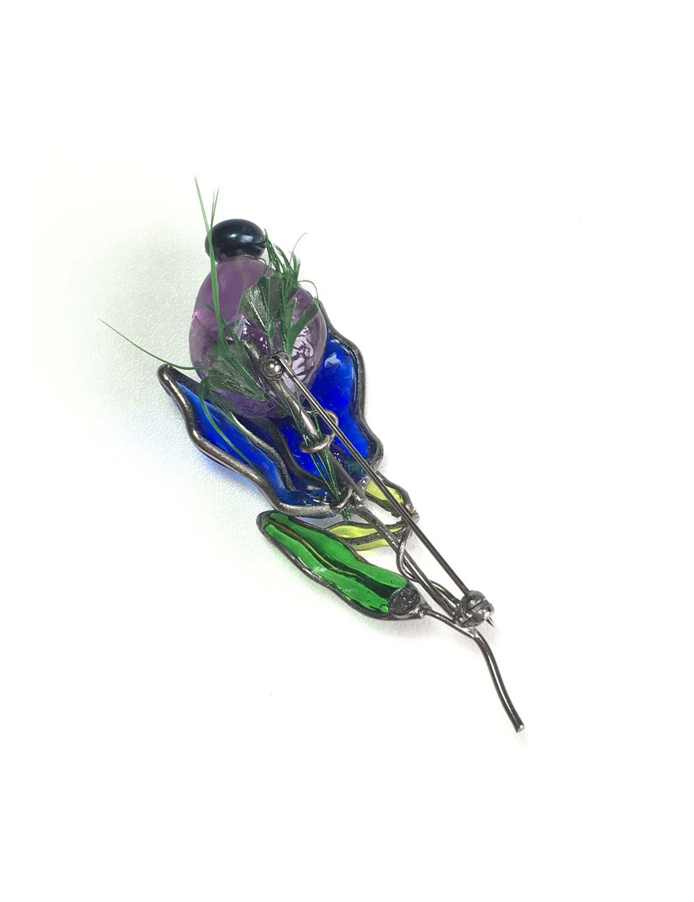 PIN LOULOU of multicolored glass cliff