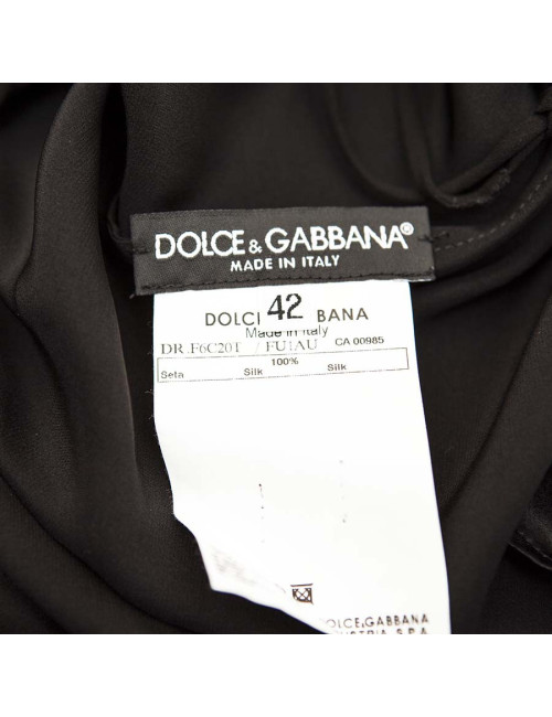 DOLCE GABBANA & t42 iT black silk dress