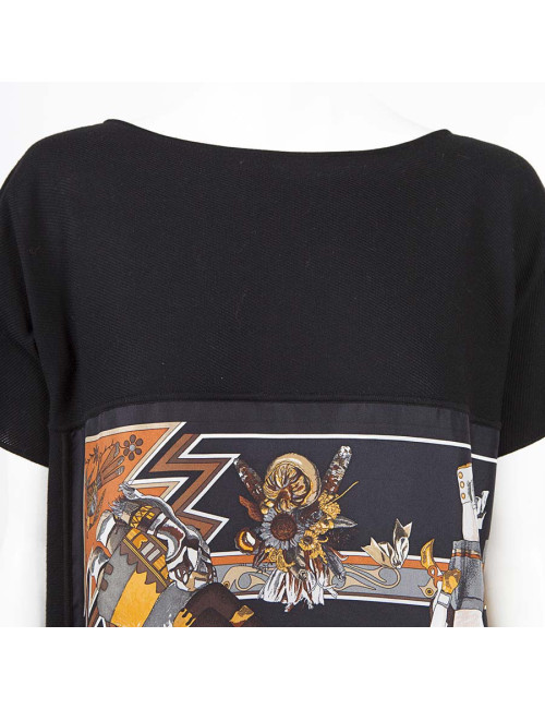 Scarf HERMES T36 printed silk dress
