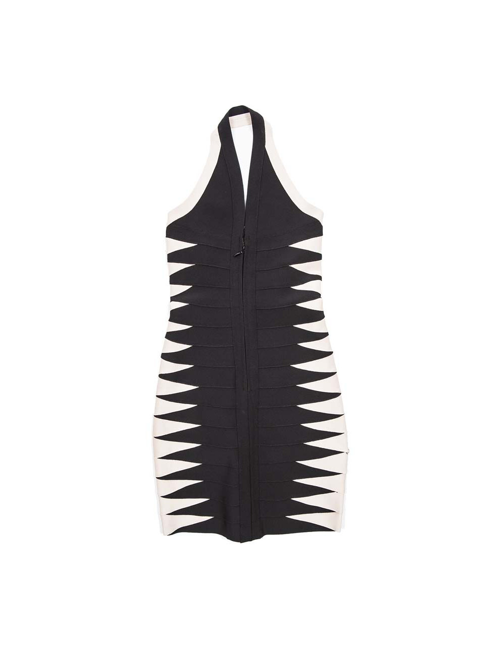 Robe CHANTAL TEMAM noire et vieux rose