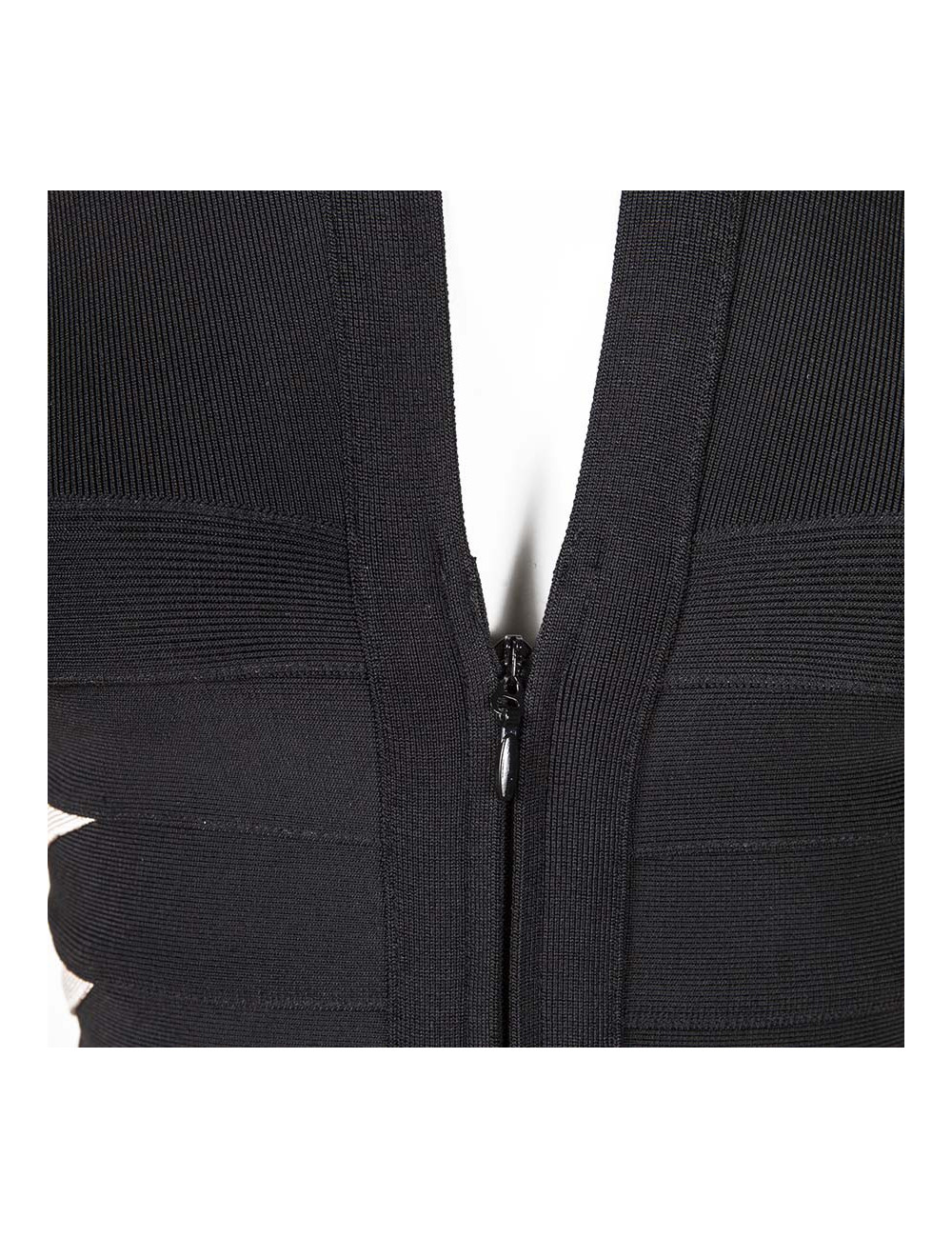 Robe CHANTAL TEMAM noire et vieux rose