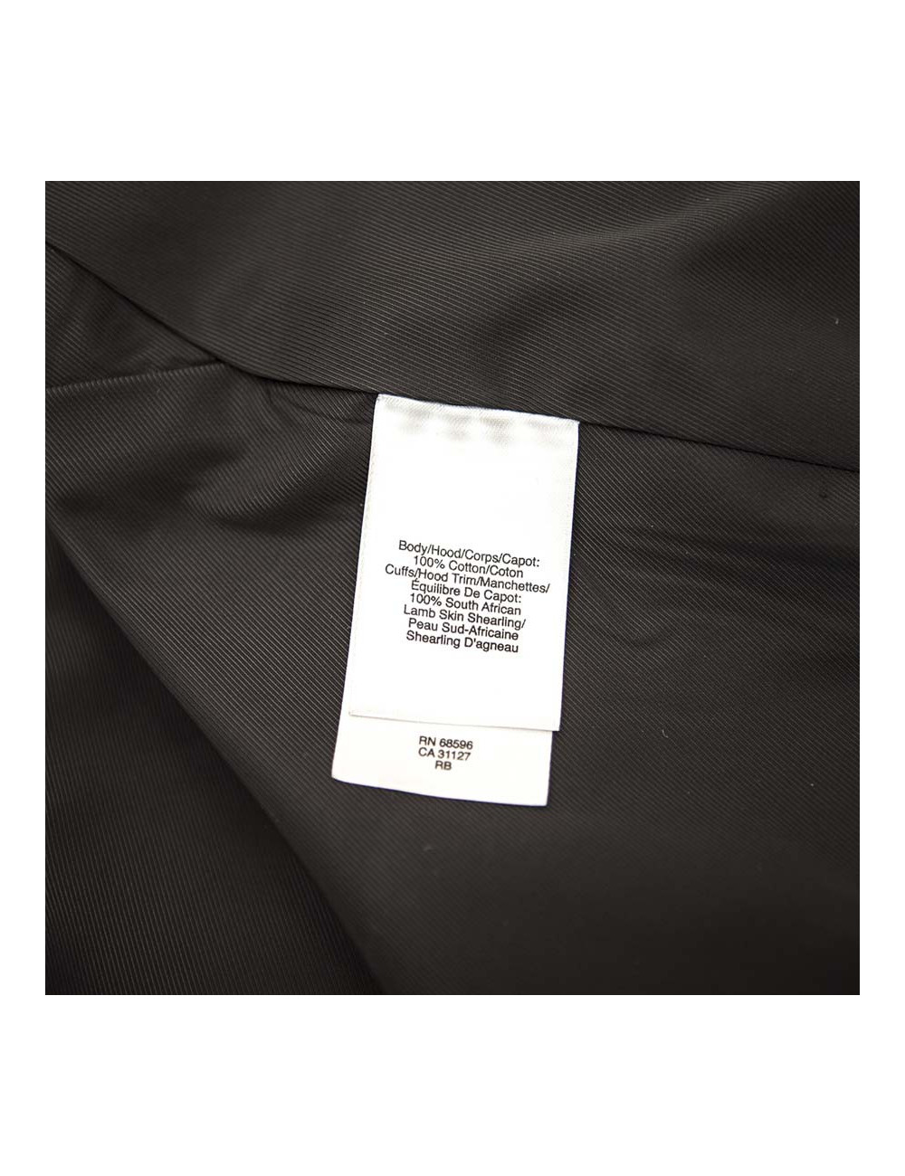 DKNY jacket in black velvet and fur