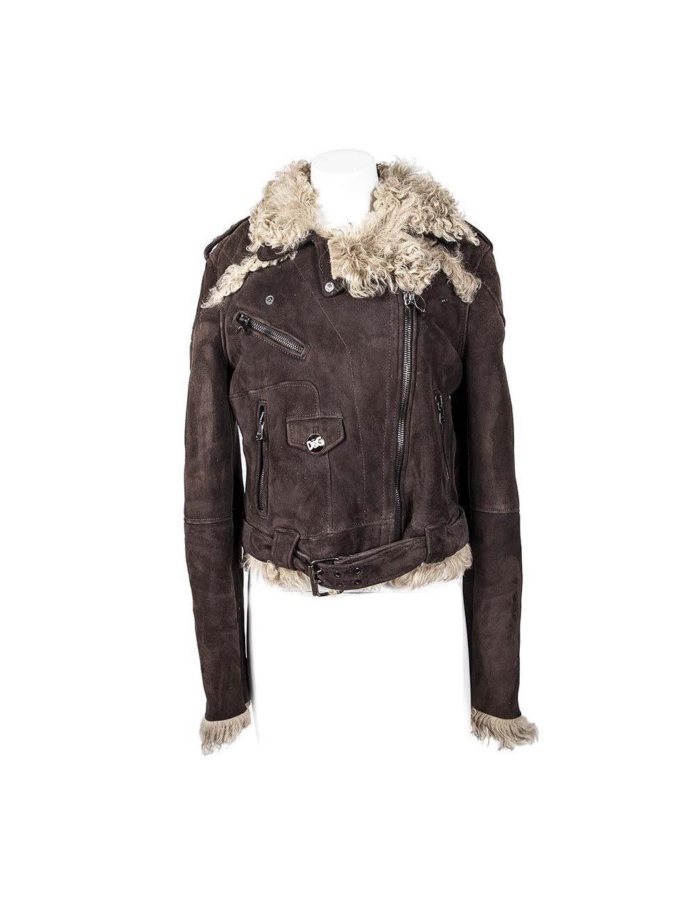 Blouson D & G DOLCE GABBANA t 46 IT peau retournée