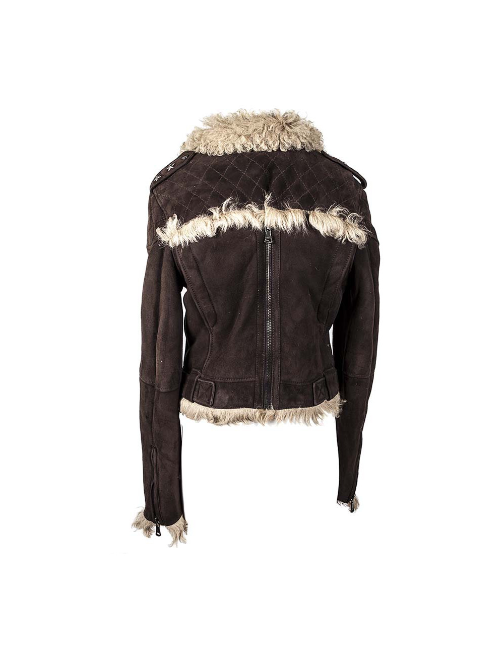 D & G DOLCE GABBANA t 46 IT Shearling Jacket