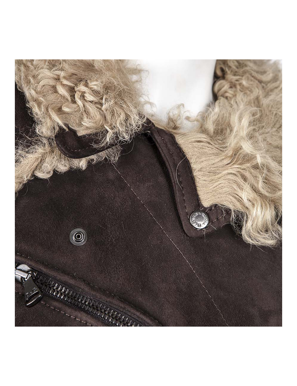 D & G DOLCE GABBANA t 46 IT Shearling Jacket