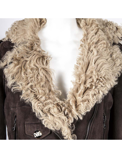 Blouson D & G DOLCE GABBANA t 46 IT peau retournée