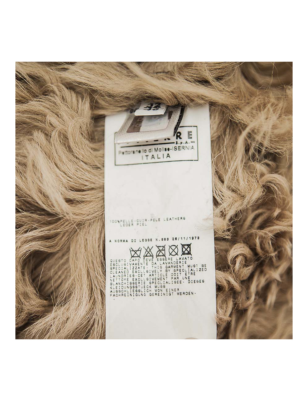 D & G DOLCE GABBANA t 46 IT Shearling Jacket