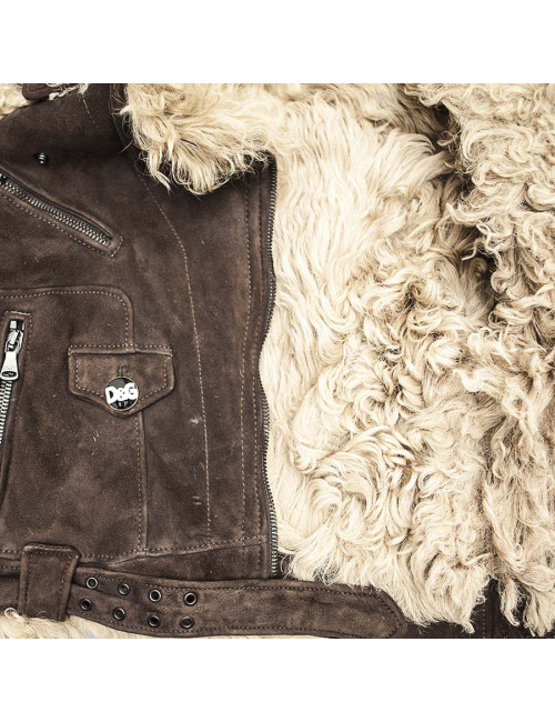 D & G DOLCE GABBANA t 46 IT Shearling Jacket