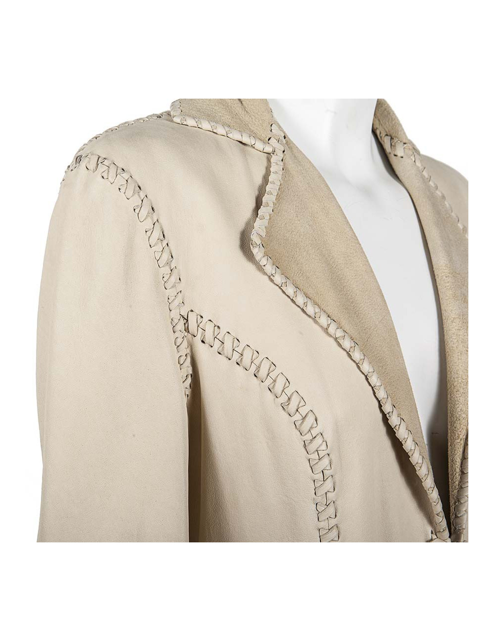 Veste RALPH LAUREN Collection en cuir d'agneau T 6