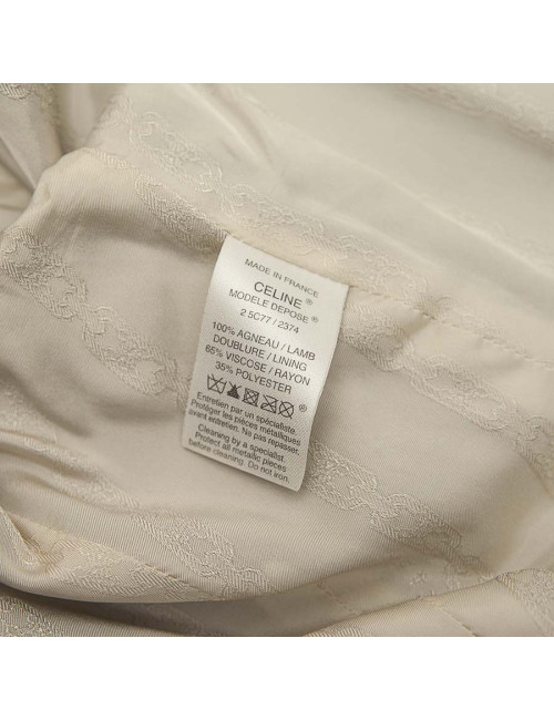 CELINE T40 grey leather jacket