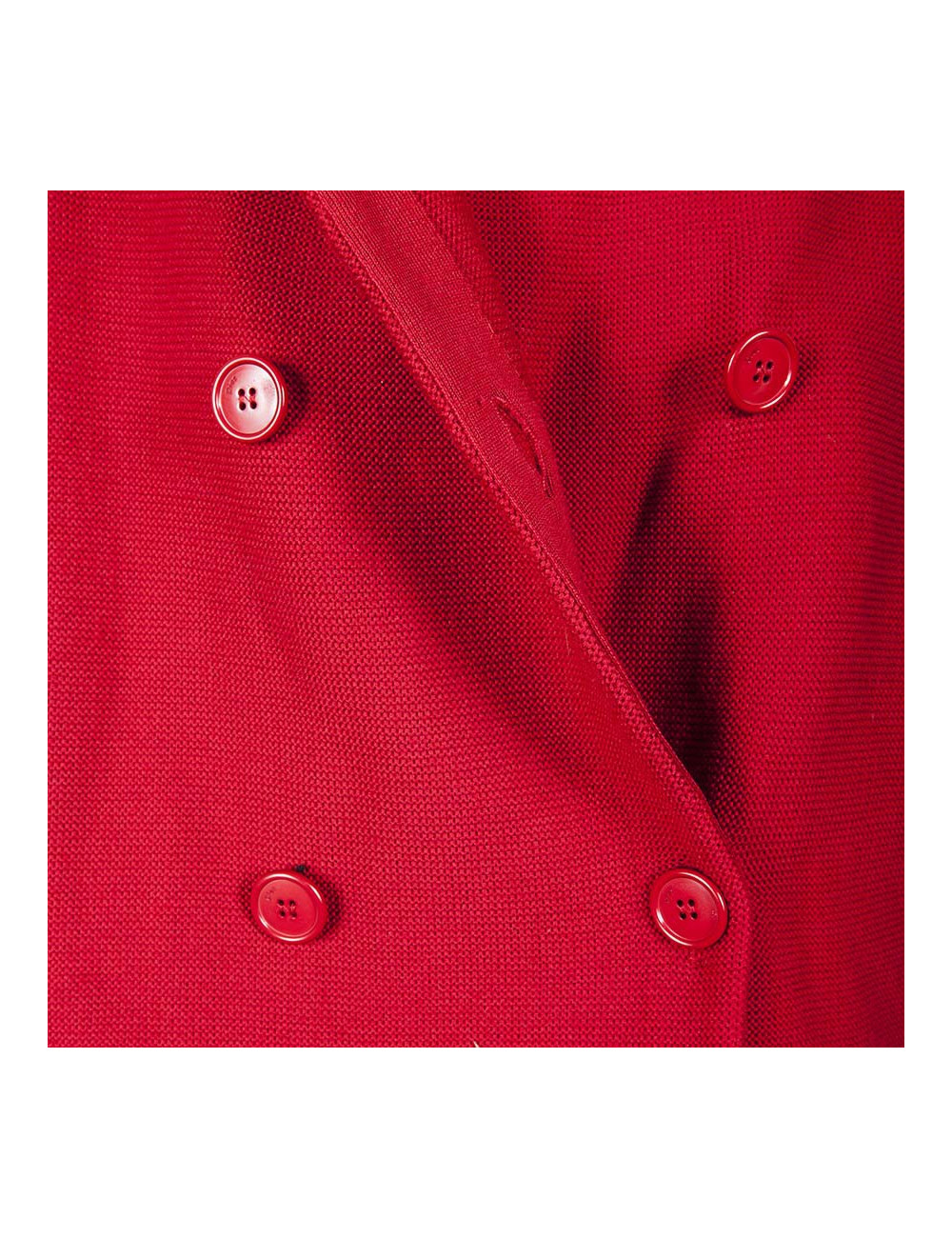 Gilet CHRISTIAN DIOR T36 laine rouge et fourrure