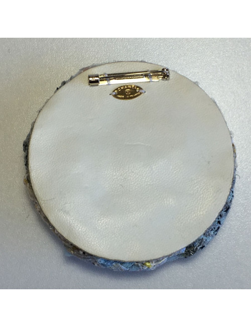 xxx Broche CHANEL en tweed multicolore