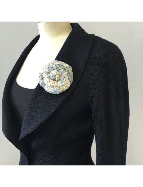 xxx Broche CHANEL en tweed multicolore