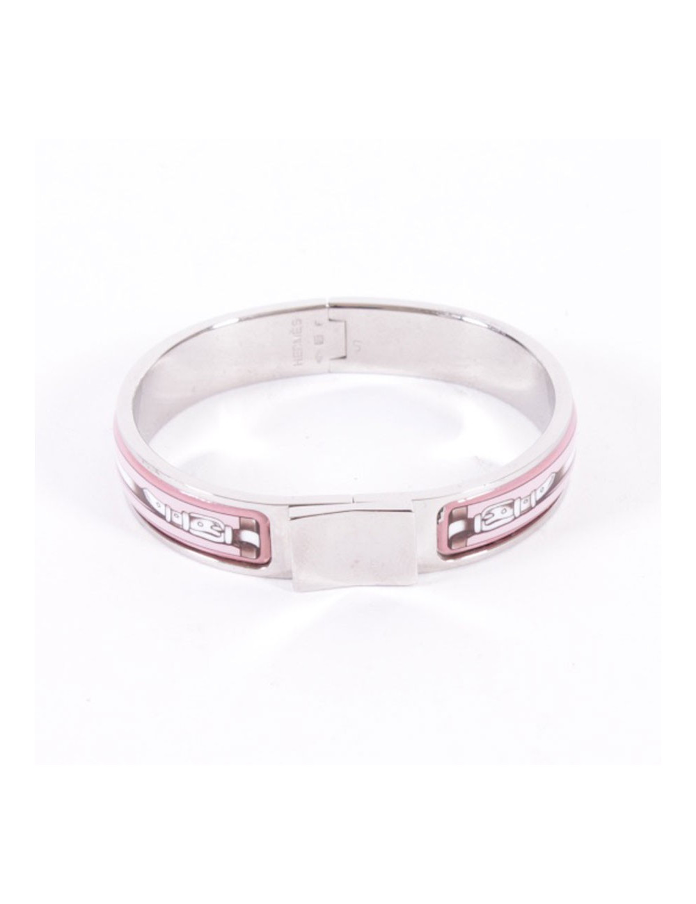 Bracelet HERMES clic clac en émail  PM