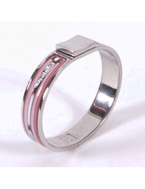 Bracelet HERMES clic clac en émail  PM