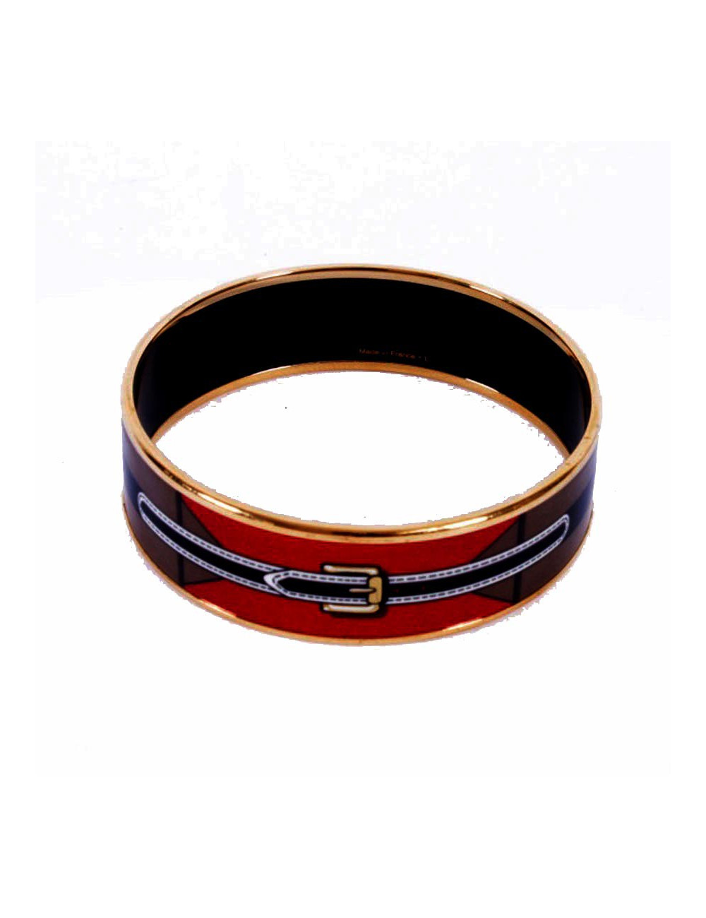 Bracelet HERMES en émail  PM