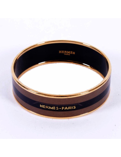 Bracelet HERMES en émail  PM