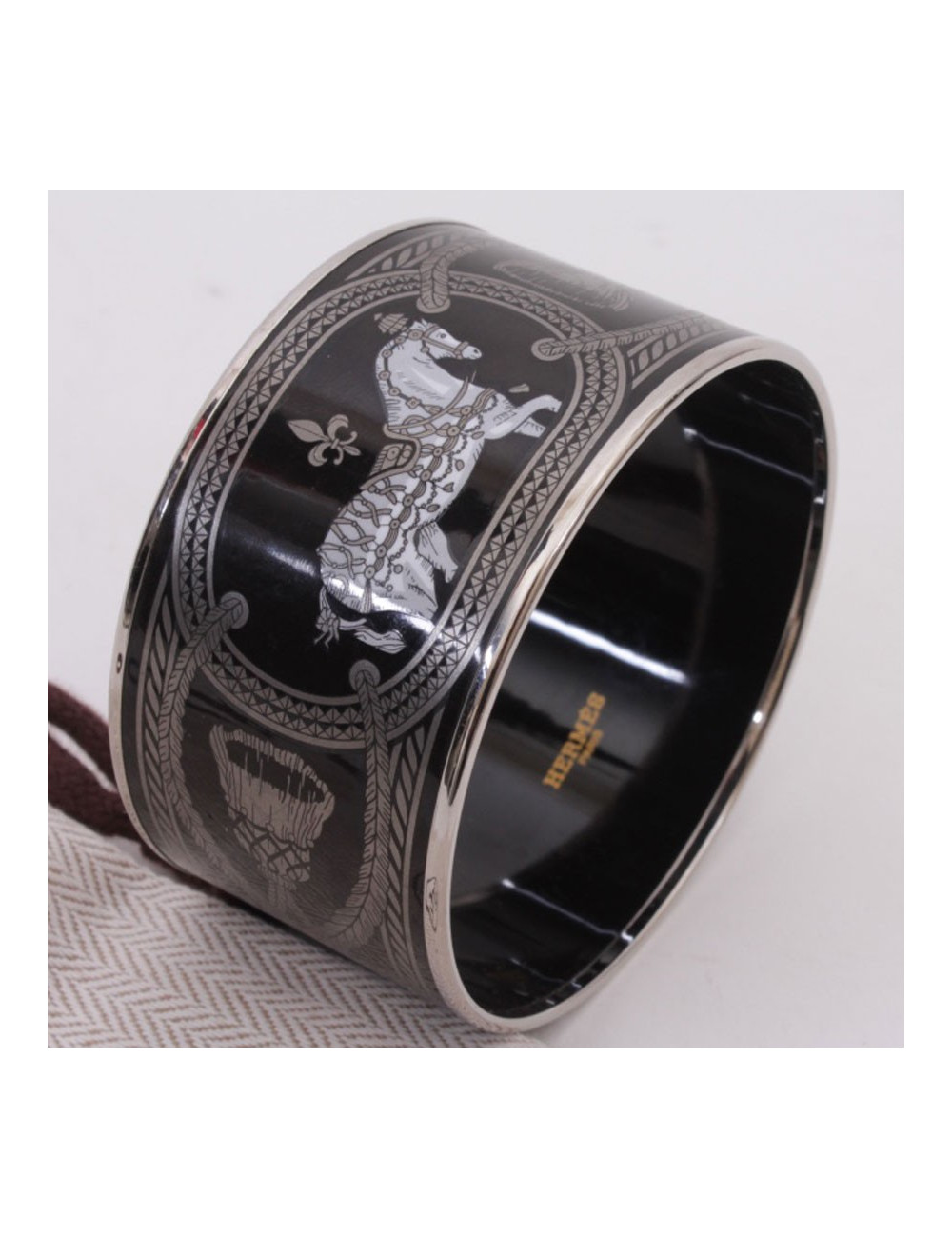 Bracelet émaillé HERMES Branbourg