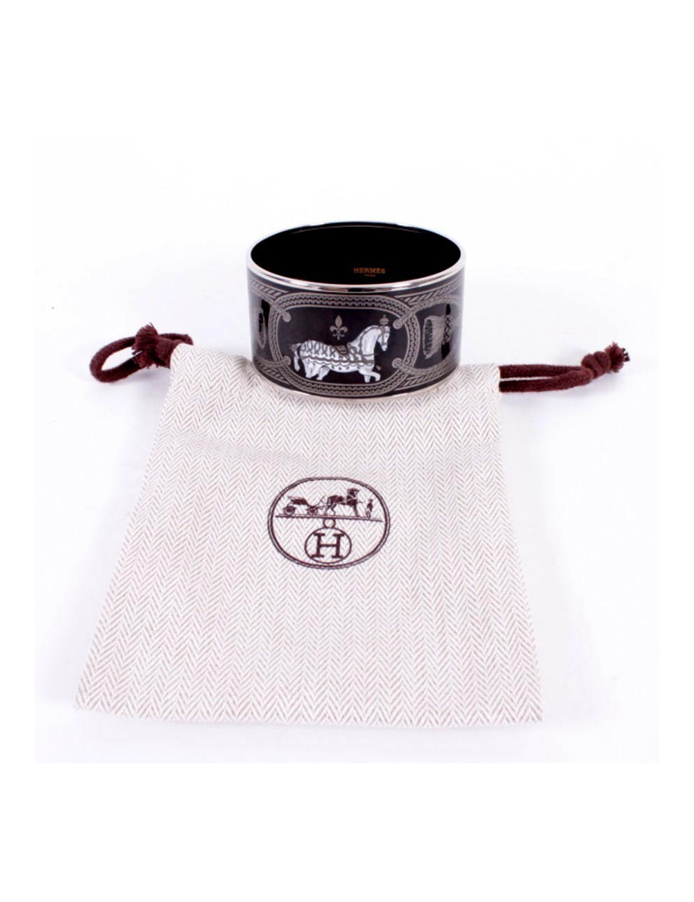 Bracelet émaillé HERMES Branbourg