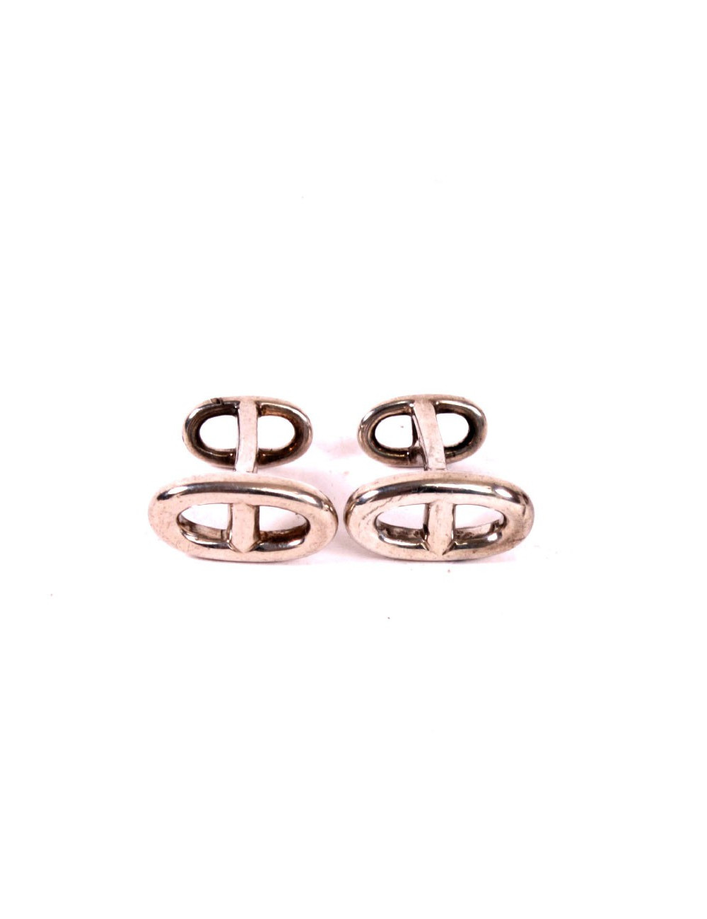 Cufflinks silver massive HERMES