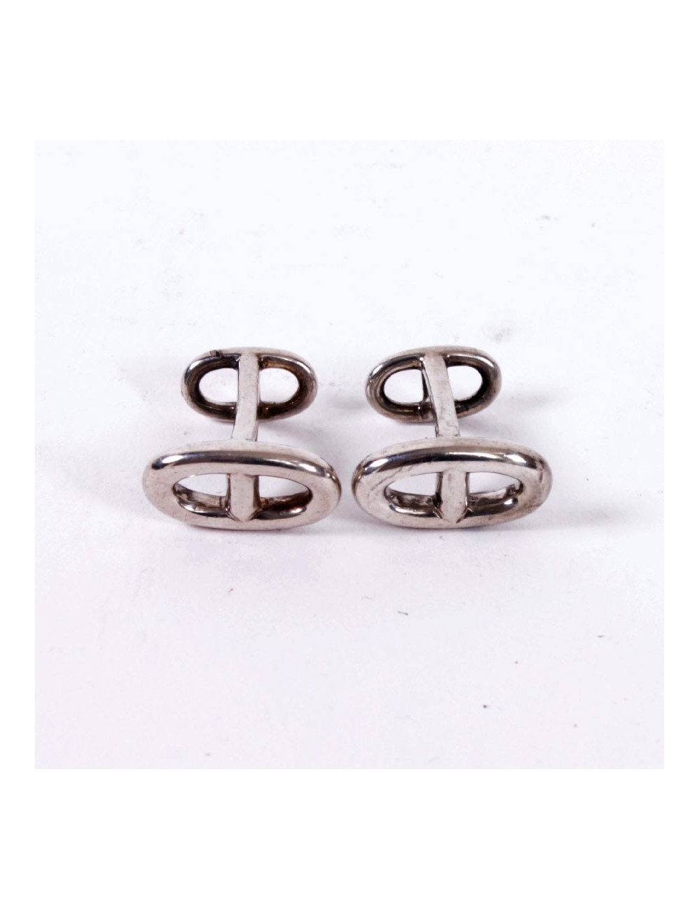 Cufflinks silver massive HERMES