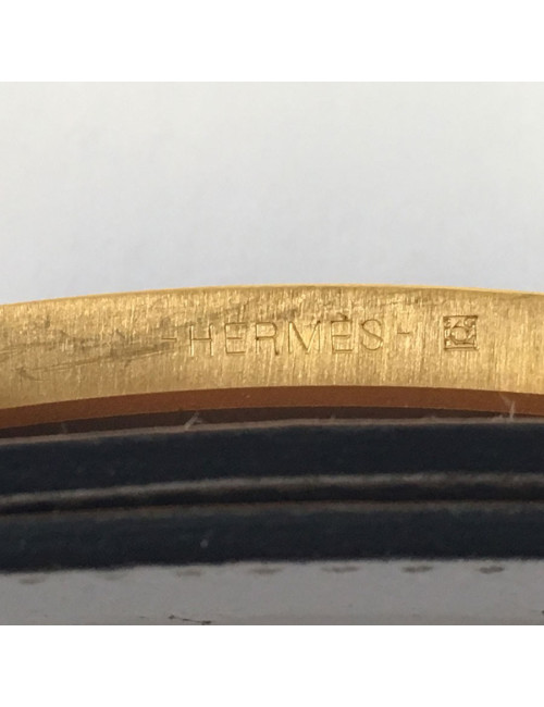 xxx Ceinture HERMES réversible gold et blanc T90