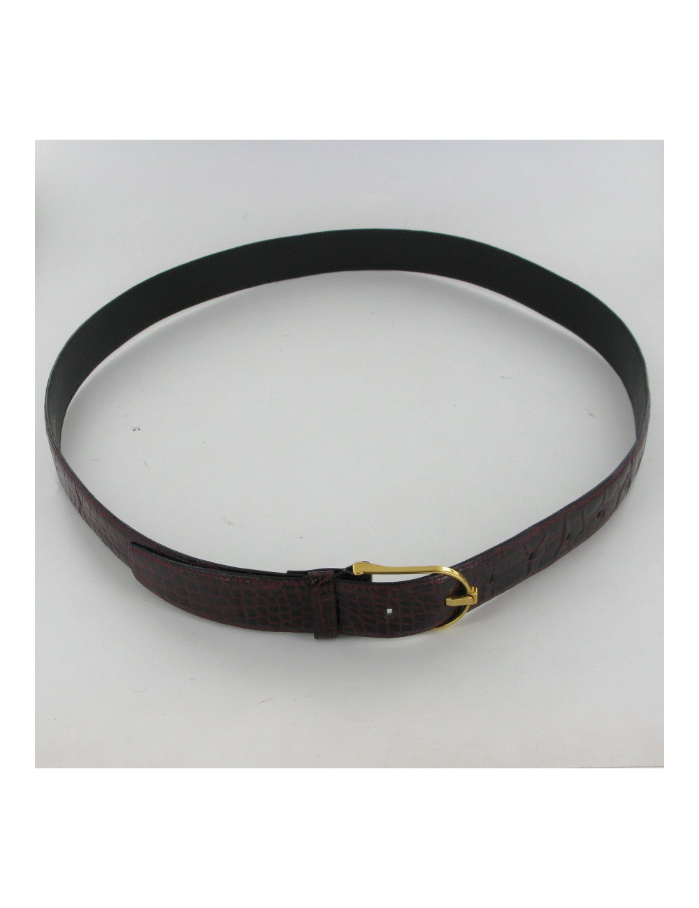 Ceinture croco ARMORIAL