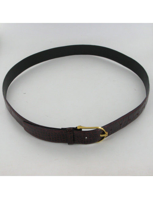 Ceinture croco ARMORIAL