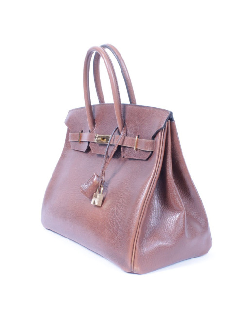 Birkin 35 HERMES cognac leather