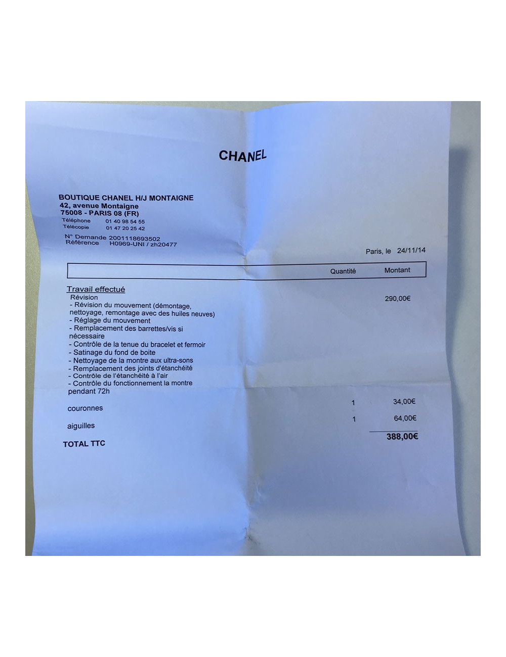 White ceramic CHANEL J12 watch and diamonds