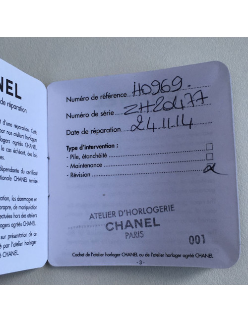 White ceramic CHANEL J12 watch and diamonds