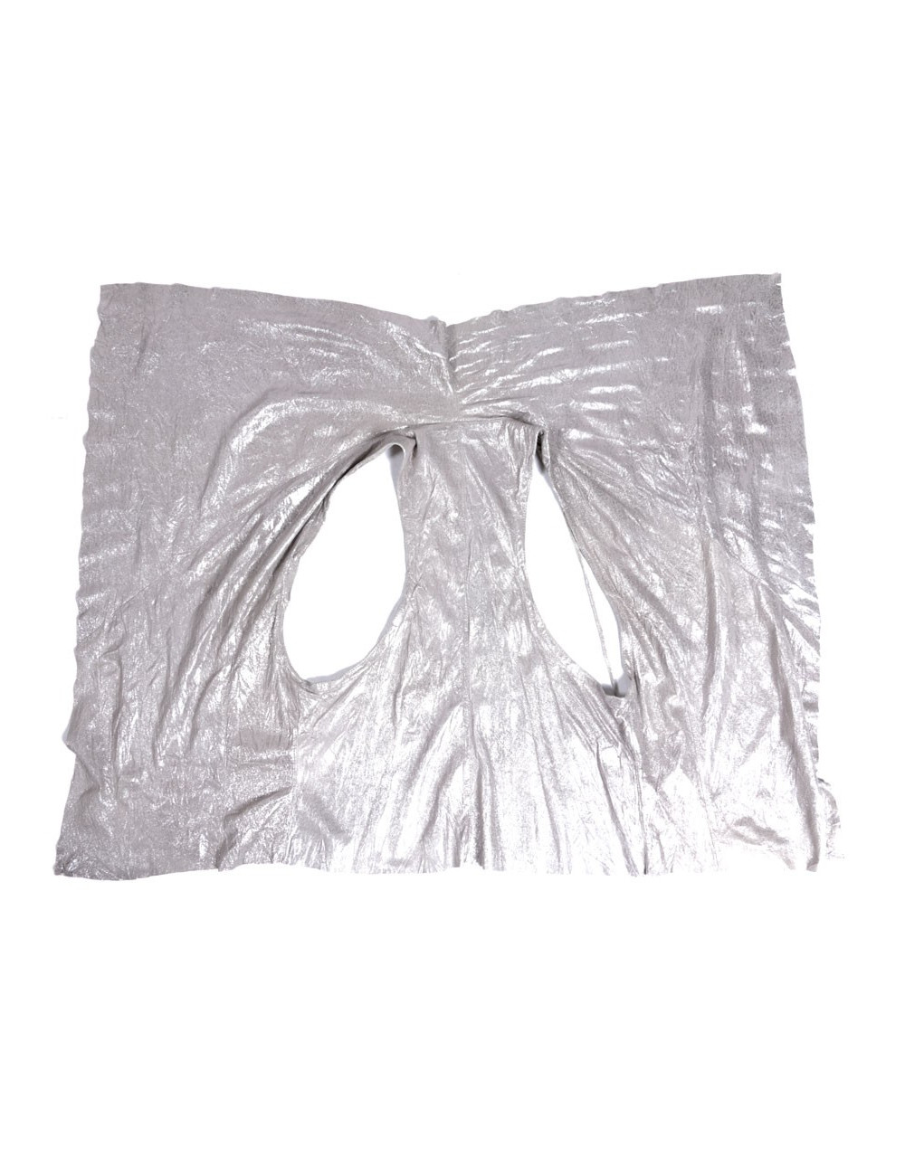 Drôme t M silver lame leather vest