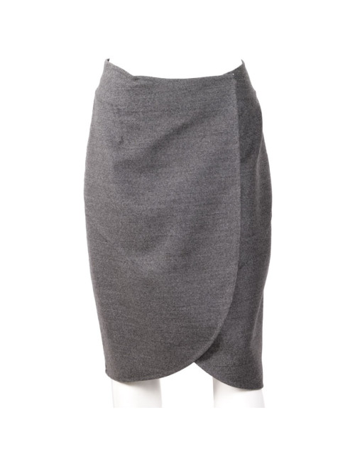 Jupe YVES SAINT LAURENT T 40  grise