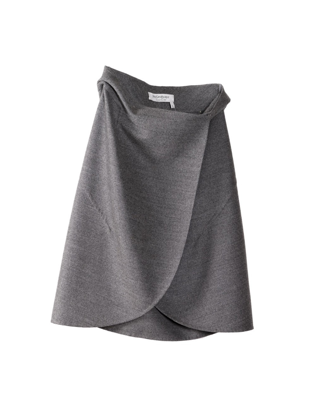 Jupe YVES SAINT LAURENT T 40  grise