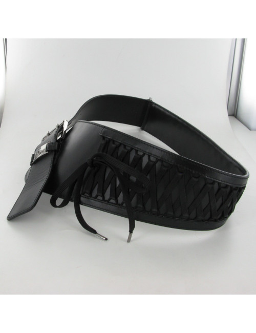 Ceinture cuir noir DIOR