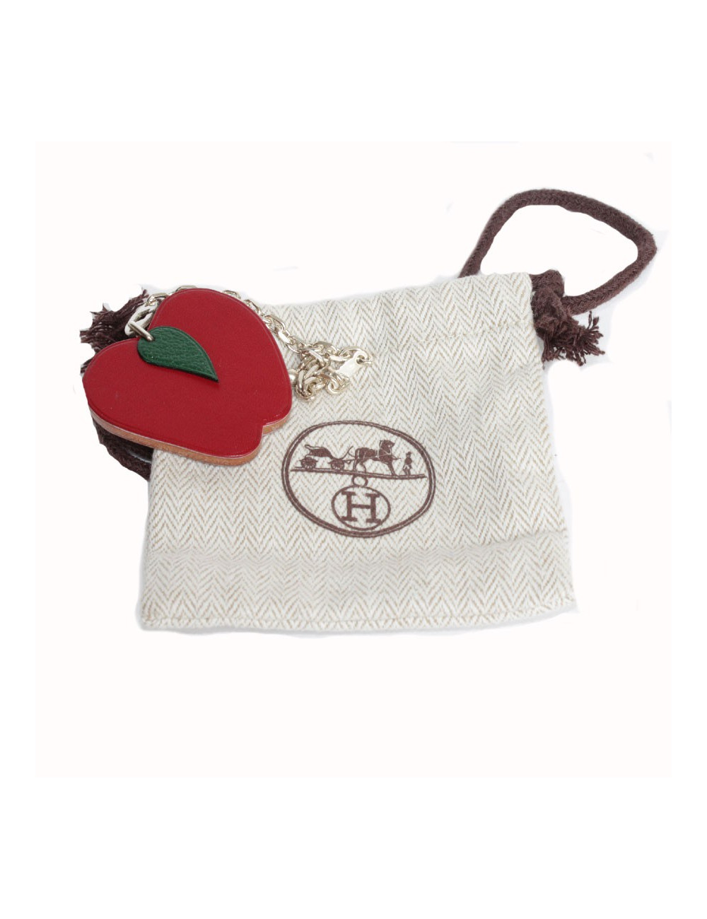 Porte-clefs HERMES pomme 