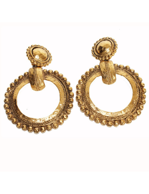 Boucles d'oreille clips CHANEL Vintage