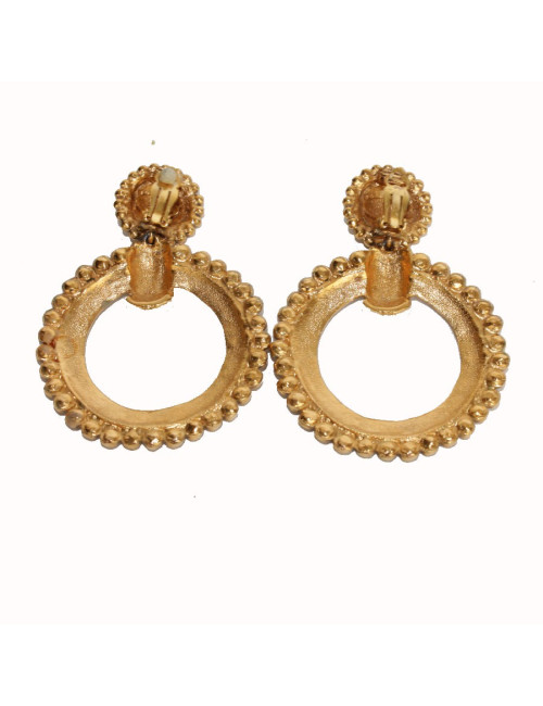 Boucles d'oreille clips CHANEL Vintage