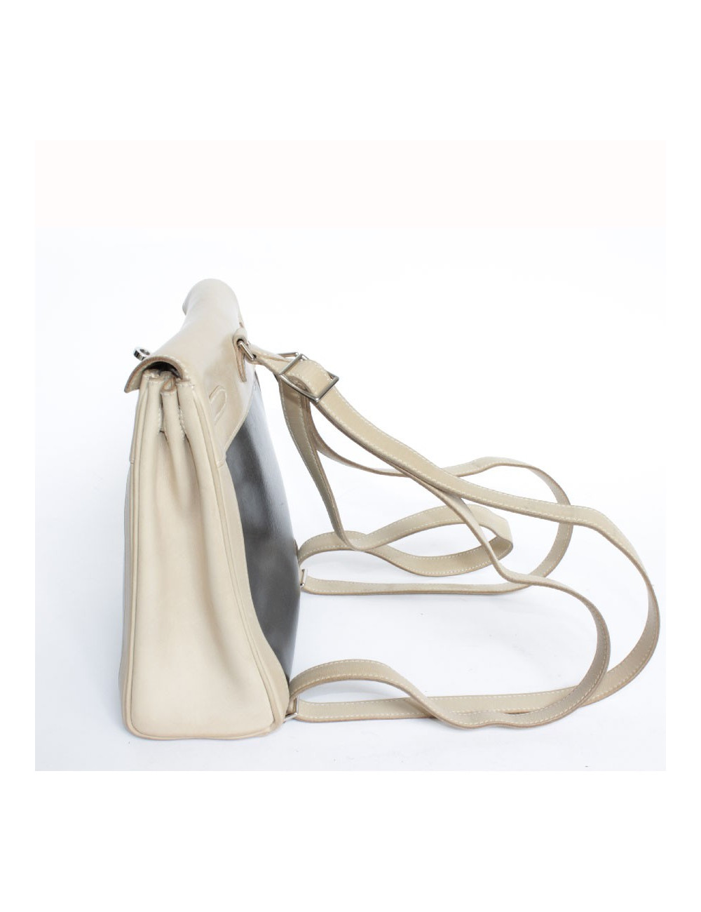 Backpack backpack Kelly HERMES leather and amazonia