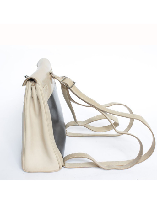 Sac à dos Kelly HERMES cuir et amazonia