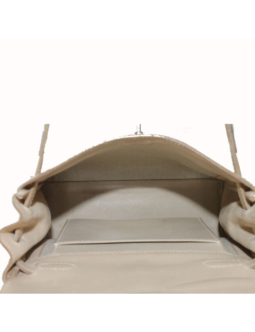 Sac à dos Kelly HERMES cuir et amazonia